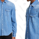 Belstaff Somerfold Denim Western Shirt, $250